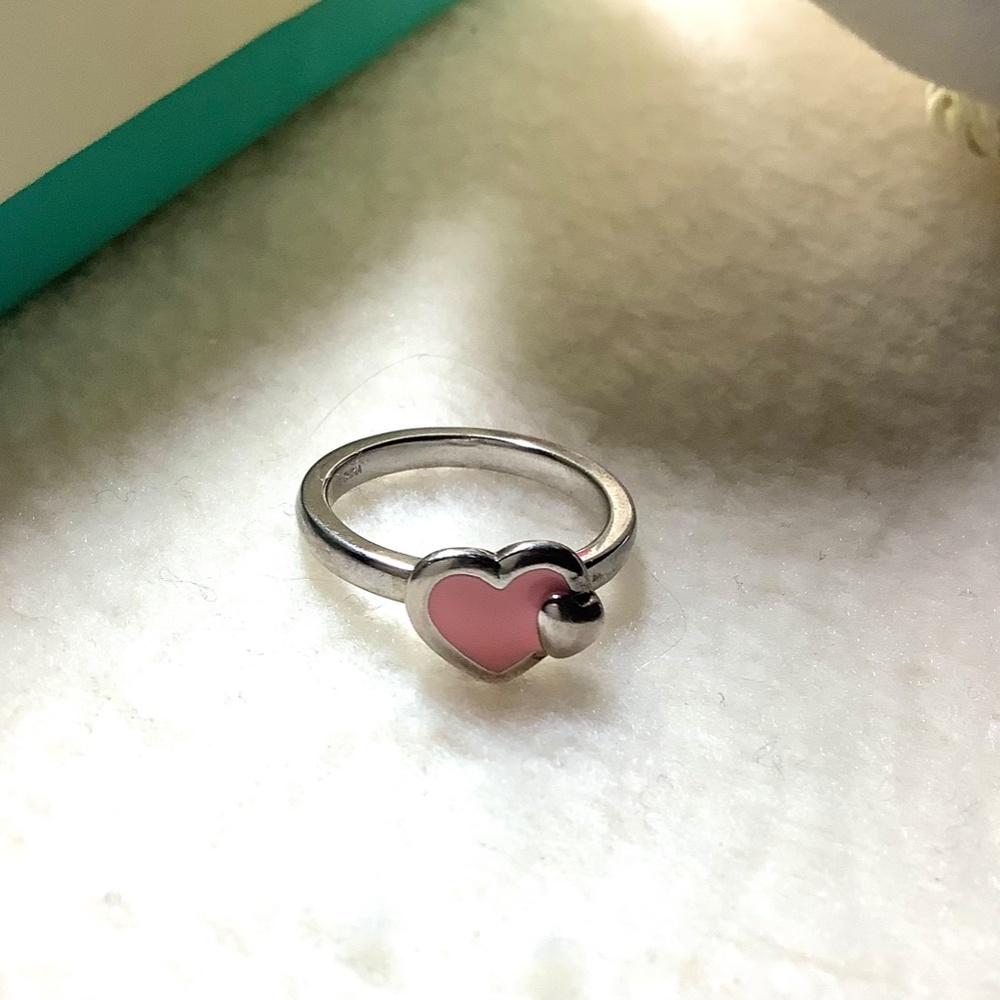 New Sterling Silver Ring Simply Stackable Raised … - image 4